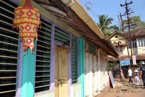 Colorful house in Malvan