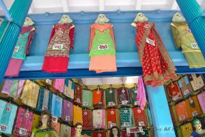 Typical small town Indian garment store Malvan