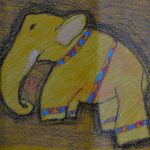 Drawing of an elephant